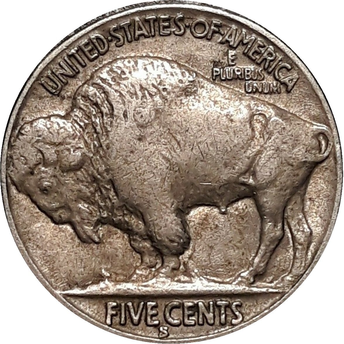 1931-S-5c-Buffalo-Nickel-#3
